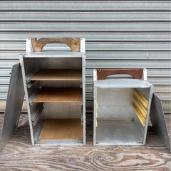 オカモチ 岡持 アルミ出前箱 ラーメン屋 レトロ道具の画像