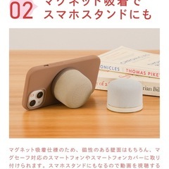 新品未開封✨️マグネットスタンド防水スピーカーの画像