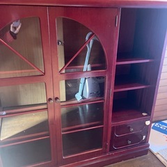 キャビネット　　　マホガニーの画像