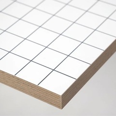 IKEAグリッド柄デスク◎美品◎の画像