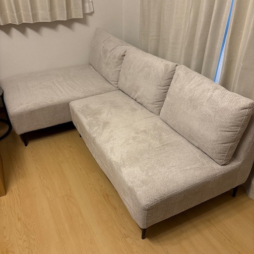 【美品】カウチソファ　使用期間2ヶ月未満