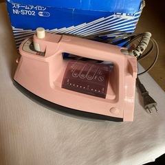 松下電気のレトロなスチームアイロン　アイロン台の画像