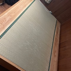 父手作りのセミダブル畳ベッドの画像