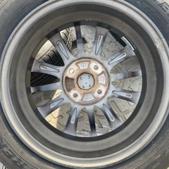超バリ山タイヤ付 JF3純正 アルミホイール 4本セット 155/65R14 14インチ 中古 NBOX カスタム ホンダ　軽自動車の画像