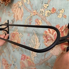 アイアン　タオルバー　タオル掛けの画像
