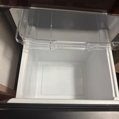 ハイセンス 冷蔵庫 2ドア 134L HR-G13B ガラスドア ファン式 の画像