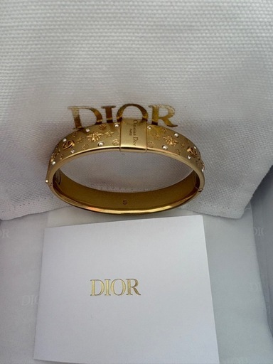 【ほぼ未使用】DIOR バングル K18コーティング サイズS 正規店購入