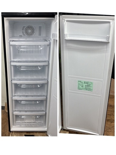 【?買取市場 6ヶ月保証】ジモティー限定価格！S115 ⭐ 三菱電機｜Mitsubishi 冷凍庫 Uシリーズ サファイアブラック 1