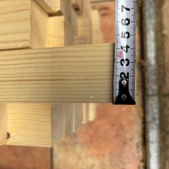 ★破角材【1本250円】10本　2700ミリ前後　根太　支柱　柱　DIY　格安木材の画像