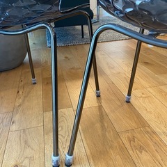 カリガリス　サントロペチェア　ダイニングチェア　スモークグレーの画像