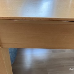 大塚家具のダイニングテーブル 引き出し付の画像