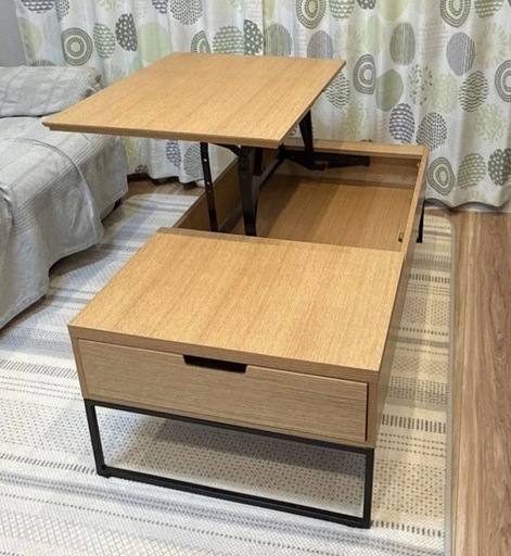 昇降センターテーブル(Nヒバリ 120 LBR)