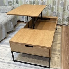 昇降センターテーブル(Nヒバリ 120 LBR)の画像