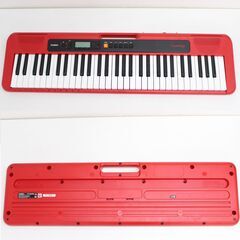 ≪R514ジ≫ 通電/音出しOK CASIO/カシオ キーボード Casiotone/カシオトーン CT-S200RD レッド 61鍵盤 音色数400 楽器/鍵盤楽器 電子ピアノの画像