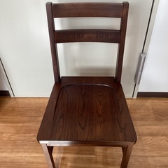 ダイニングチェア（天然木）【町田市再生家具】　253273の画像