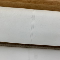 【ジモティー割引で最大15％OFF⭐️】ソファ　ベンチ型　ホワイトの画像