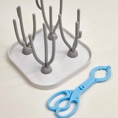 哺乳瓶スタンド グレーの画像