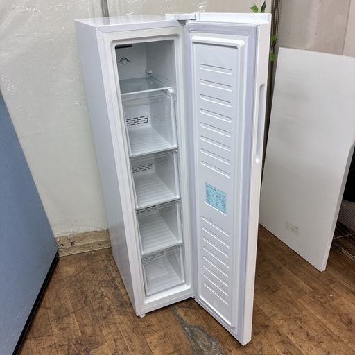 ジモティー限定価格！S146 ⭐ AQUA｜アクア スリムタイプ冷凍庫 102Lファン式 ホワイト AQF-SF10K-W ⭐ 動作確