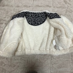 BREEZE 白いボアアウター90 美品の画像