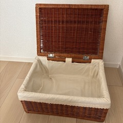 【決まりました❣️】雑貨♡ 蓋つきカゴ美品の画像