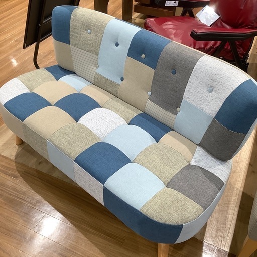 【トレファク神戸南店】★値下げしました2人掛けソファーです（未使用品）【取りに来られる方限定】