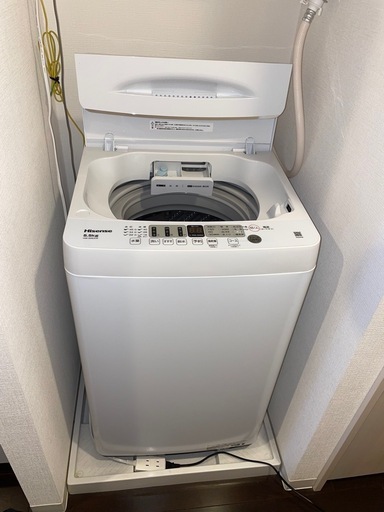 Hisense　5.5kg全自動洗濯機 e angle sele ct 型式:HW-55E2W 年式：年式不明