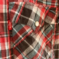 Levi's Red Tab 半袖シャツ Mサイズ チェック柄の画像
