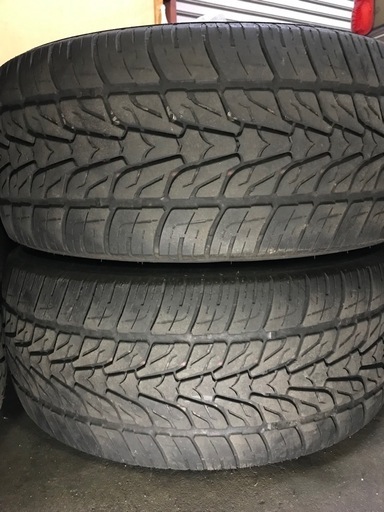 ランドクルーザー 100 18インチ 中古 タイヤホイール 285/60R18 4本セット