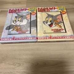 美品ディズニーDVDとトムジェリ新品の画像