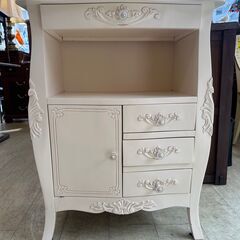 オープンキャビネット キャビネット クラシック ロココ アンティーク調■横幅59.5cm 奥行29cm 高さ20cm■近隣配送無料 買取帝国 朝霞店の画像