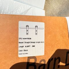 【❗️✨未使用品✨❗️】ZEKKO バーンドアレールキット 6.6FT(2m) ブラック 2本セットの画像