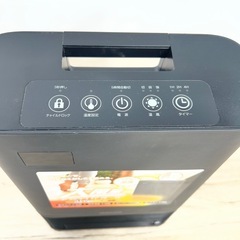 YAMAZEN セラミックファンヒーター DHF-S12(B)2022年製 D34の画像