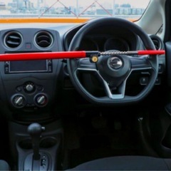 ハンドルロック マルチ 車輌 盗難防止用 キー付き 中古品 ③の画像