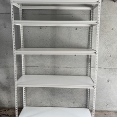 スチールラック　ホワイトの画像