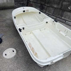 Exect familiar WT240 FRPボート 2分割式 2人乗り(積載上限:200kg) 免許不要 サイドフロート付き の画像