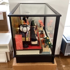 お雛様（ガラスケース入り）【町田市再生家具】　253276の画像