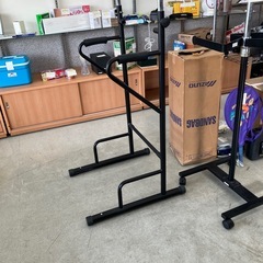 坂2602-112 懸垂マシン ぶら下がり健康器 パーツ欠損 キズ汚れ有りの画像