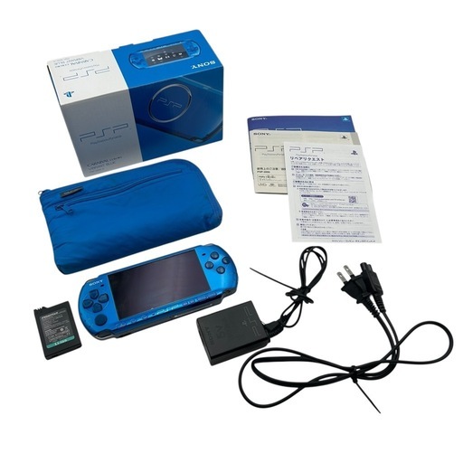 ⭐️動作品⭐️ SONY PSP-3000 バイラントブルー 箱・説明書付き