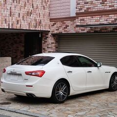 検査10年2月ギブリ S 410PSターボ/レッドレザー/サンルーフ/プロテオ19インチ/ナビ/地デジ/バックカメラ/パドルシフト/4席シートヒーター/ETCの画像