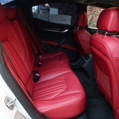 検査10年2月ギブリ S 410PSターボ/レッドレザー/サンルーフ/プロテオ19インチ/ナビ/地デジ/バックカメラ/パドルシフト/4席シートヒーター/ETCの画像