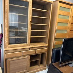 【決まりました】【アンティーク風】食器棚の画像