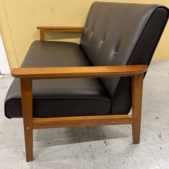 【トレファク神戸南店】バイキャストPUソファ 2人掛け です‼︎【取りに来られる方限定】の画像