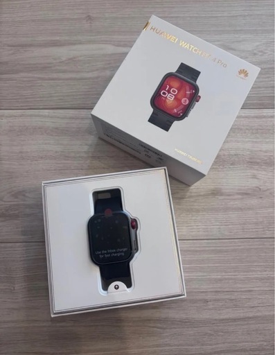 新品　HUAWEI WATCH FIT 4 Pro ブラック 開封のみ　1月30日購入 ファーウェイ スマートウォッチ