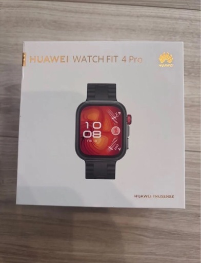 新品　HUAWEI WATCH FIT 4 Pro ブラック 開封のみ　1月30日購入 ファーウェイ スマートウォッチ