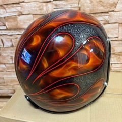美品 ジェット ヘルメット カスタムの画像