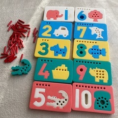 くもん式ソフトパズル　数遊びの画像