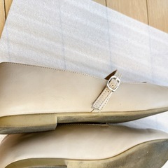 ベージュ　パンプス　Lサイズ　レディースの画像