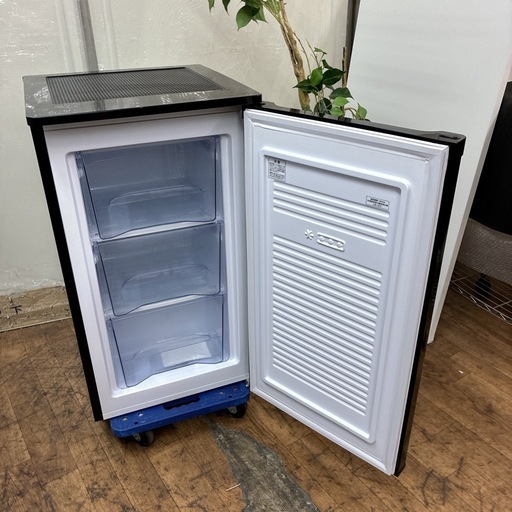 【?買取市場 6ヶ月保証】S189 ⭐ アイリスオーヤマ 冷凍庫 60L  前開き式 直冷式 幅50cm IUSD-6B  ⭐ 動作確