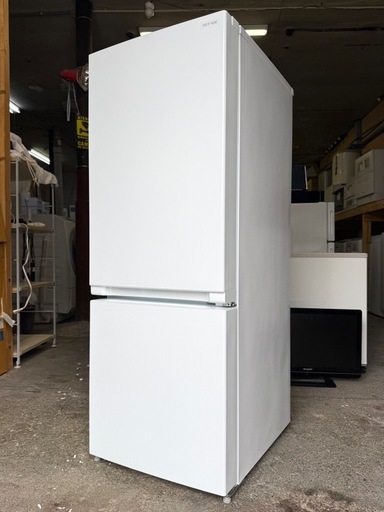 札幌市内配送可 【6ヵ月保証付き】美品 23年製 ヤマダ電機 YAMADA REFAGE 156L 2ドア冷蔵庫 YRZ-F15LW 右開き