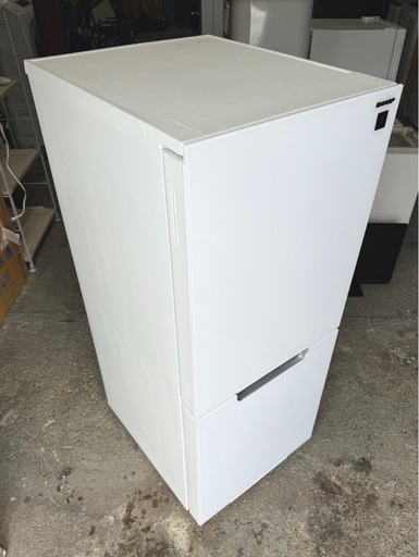 札幌市内配送可 【6ヵ月保証付き】美品 23年製 SHARP シャープ 152L 2ドア冷蔵庫 SJ-GD15J-W 左右付け替えドア